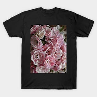 Cross-Stitch Pattern [Rose Roses] T-Shirt